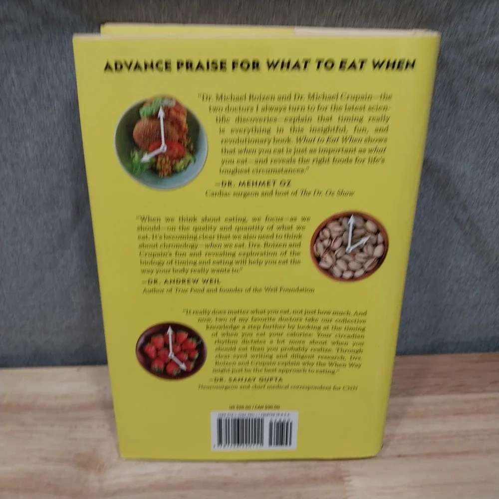 What to Eat When Health Nutrition Michael Roizen Michael Crupain Hardcover